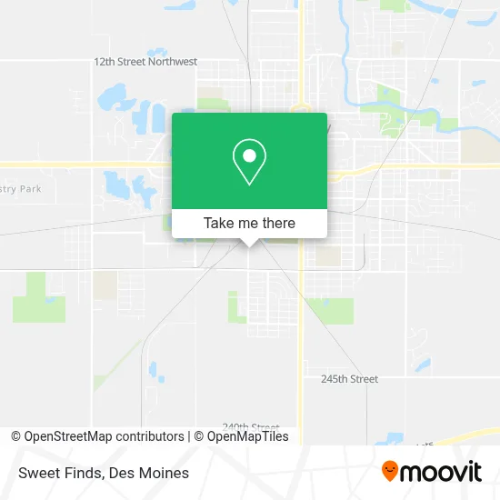 Sweet Finds map