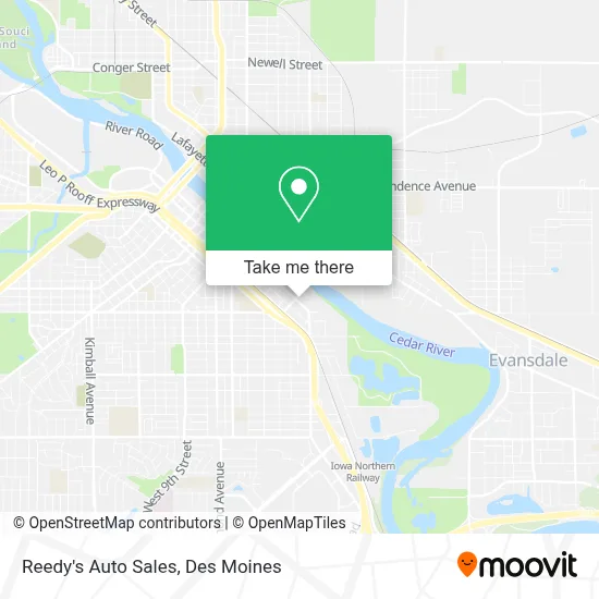 Reedy's Auto Sales map