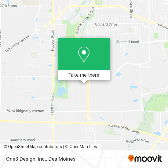 One3 Design, Inc. map