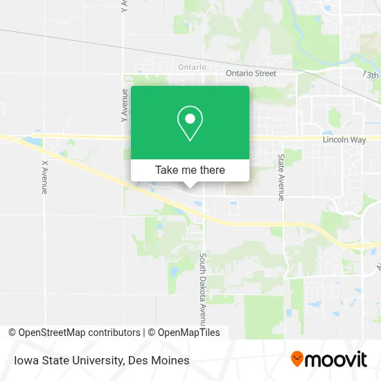 Iowa State University map