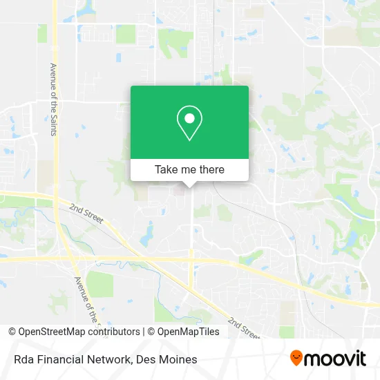 Rda Financial Network map