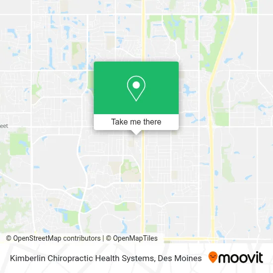 Kimberlin Chiropractic Health Systems map