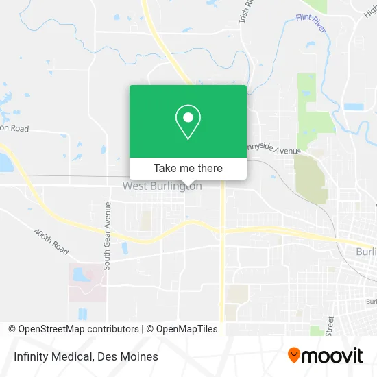 Infinity Medical map