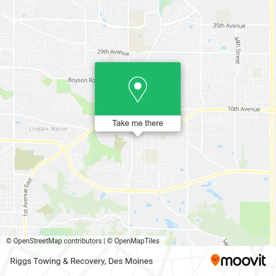 Riggs Towing & Recovery map