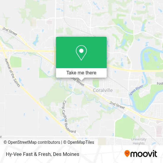 Hy-Vee Fast & Fresh map