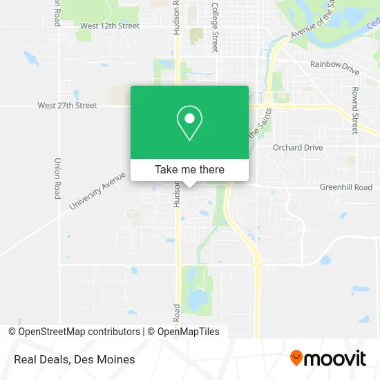 Real Deals map