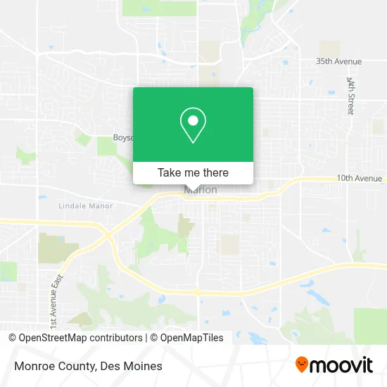 Monroe County map