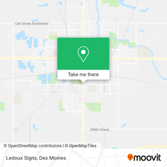 Ledoux Signs map