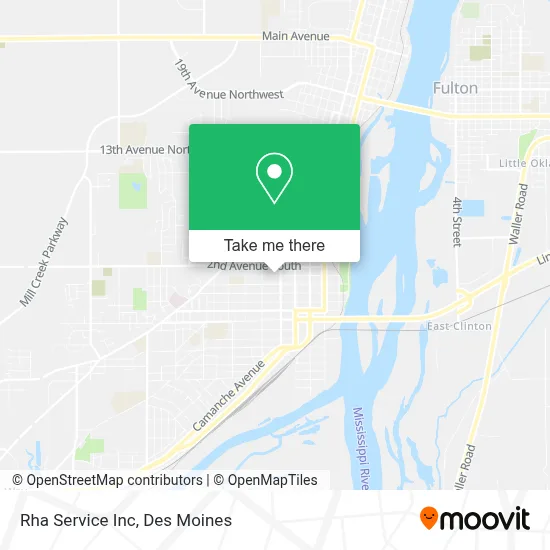 Rha Service Inc map