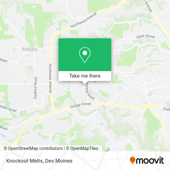 Knockout Melts map