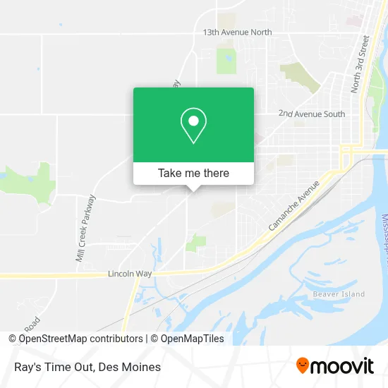 Ray's Time Out map