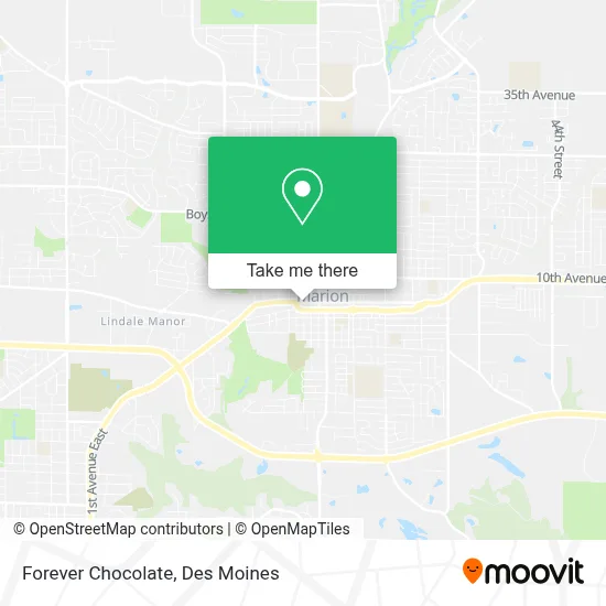 Forever Chocolate map