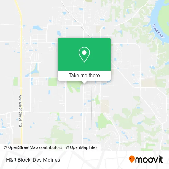 H&R Block map