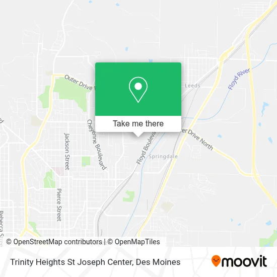 Trinity Heights St Joseph Center map