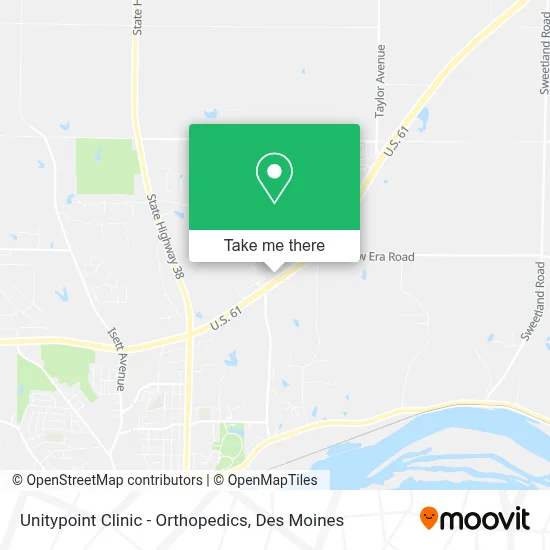 Unitypoint Clinic - Orthopedics map