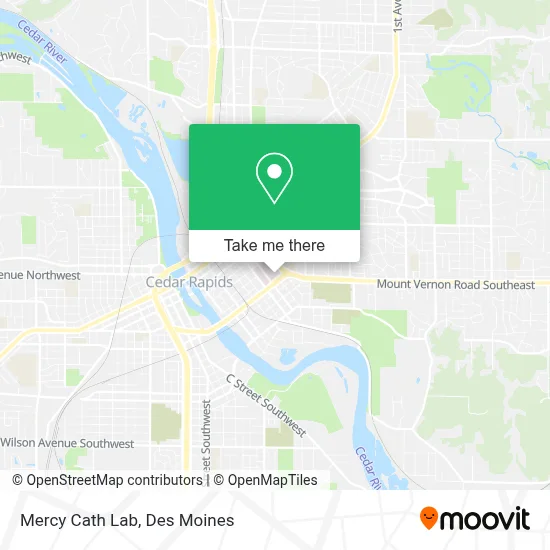 Mercy Cath Lab map
