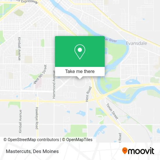 Mastercuts map