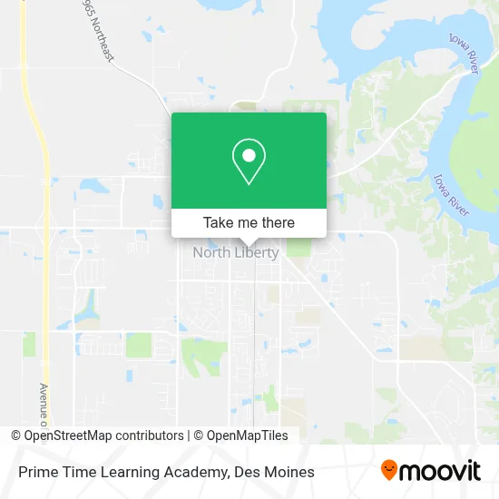 Prime Time Learning Academy map