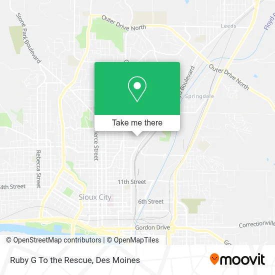 Ruby G To the Rescue map