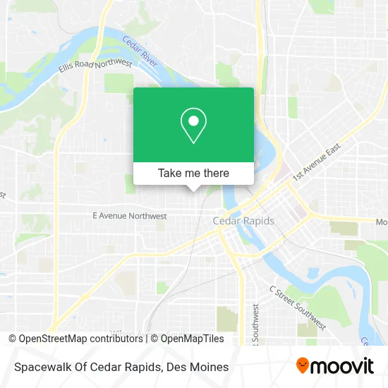 Spacewalk Of Cedar Rapids map