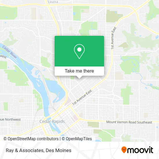 Ray & Associates map