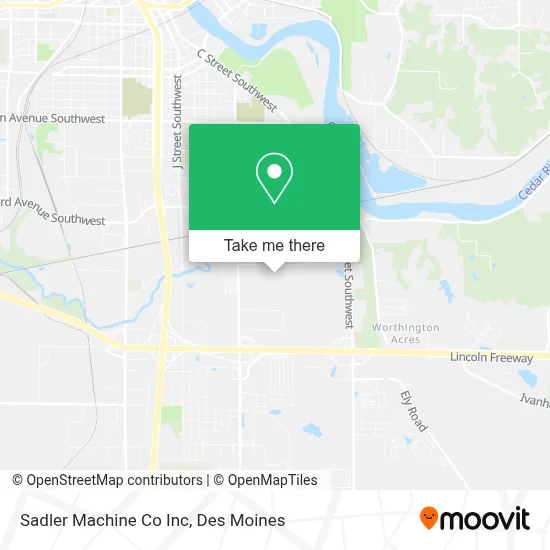 Sadler Machine Co Inc map