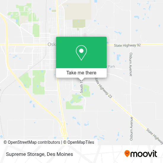 Supreme Storage map