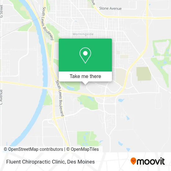 Fluent Chiropractic Clinic map