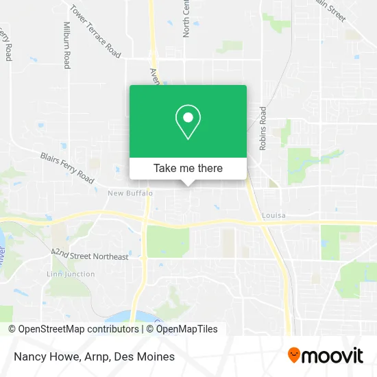 Nancy Howe, Arnp map