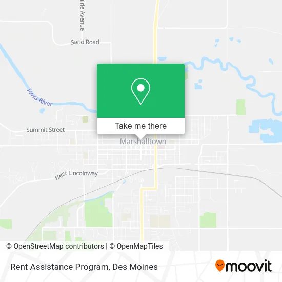 Rent Assistance Program map