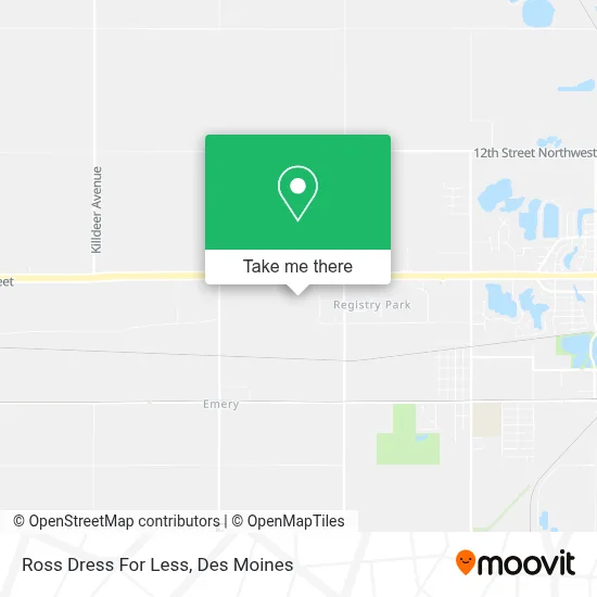 Ross Dress For Less map