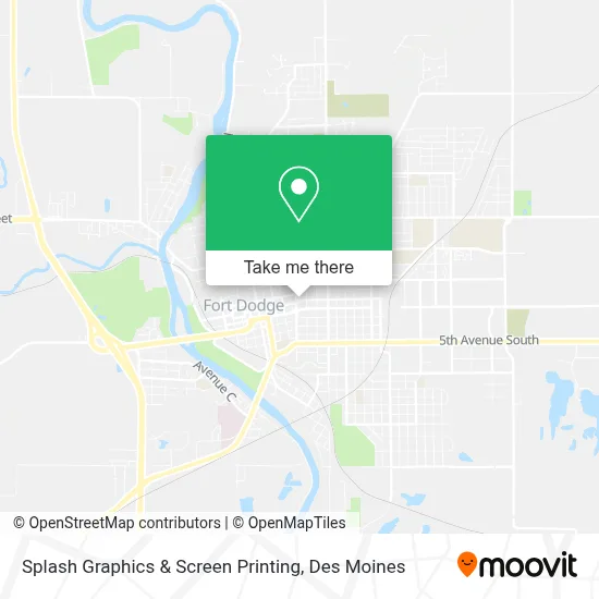 Splash Graphics & Screen Printing map