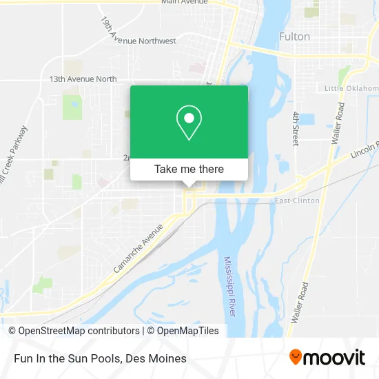 Fun In the Sun Pools map