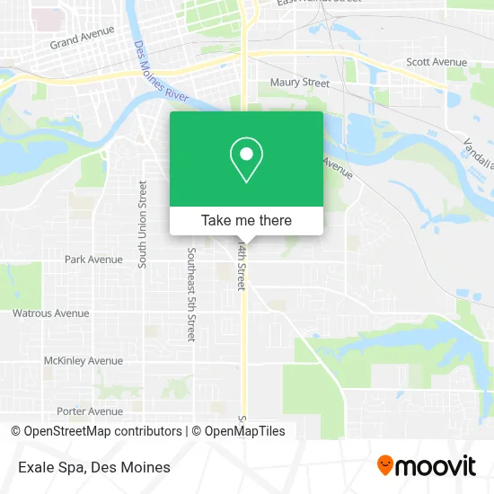 Exale Spa map
