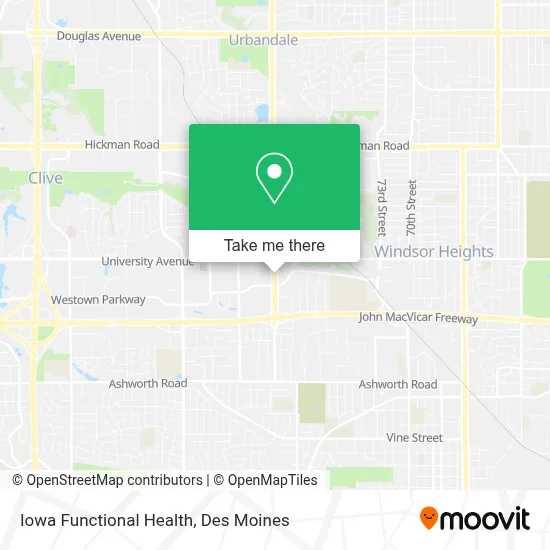 Iowa Functional Health map