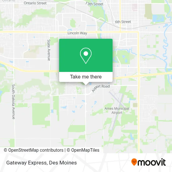 Gateway Express map