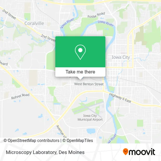 Microscopy Laboratory map