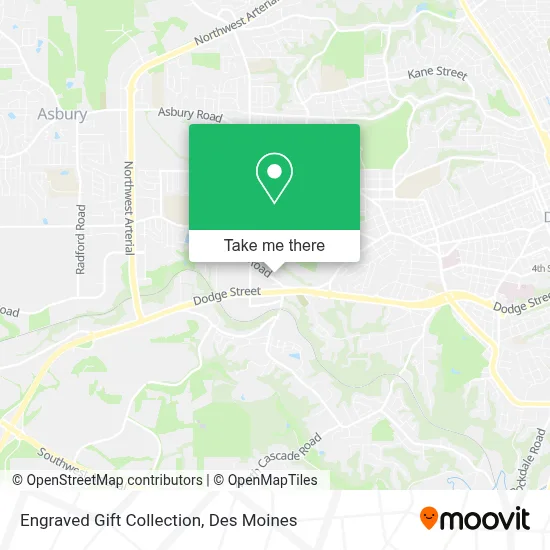 Engraved Gift Collection map