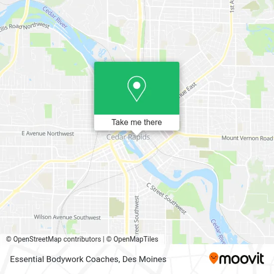 Essential Bodywork Coaches map