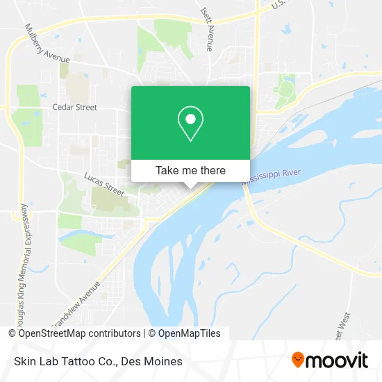 Skin Lab Tattoo Co. map