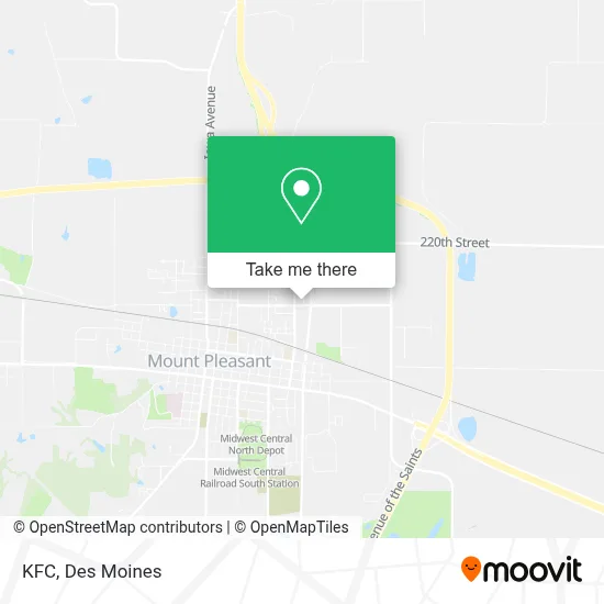 Kfc map