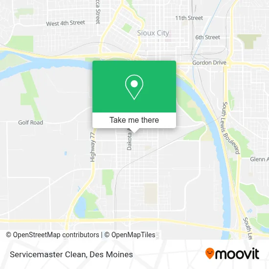 Servicemaster Clean map