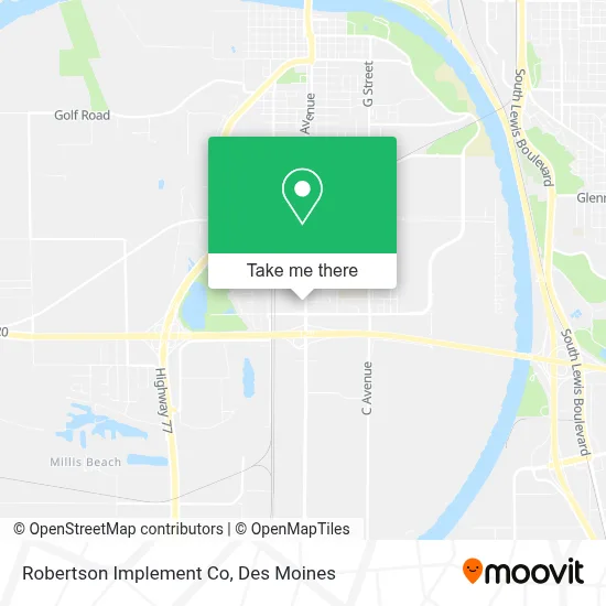 Robertson Implement Co map