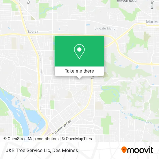J&B Tree Service Llc map