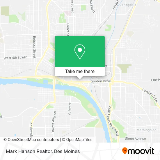 Mark Hanson Realtor map
