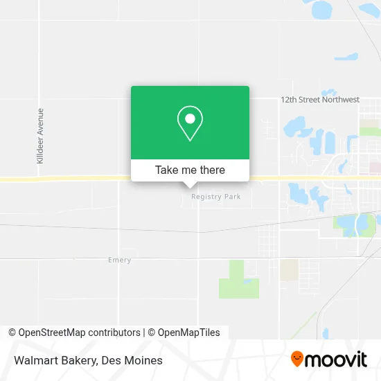 Walmart Bakery map