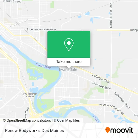 Renew Bodyworks map