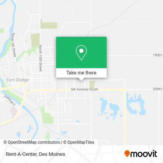 Rent-A-Center map