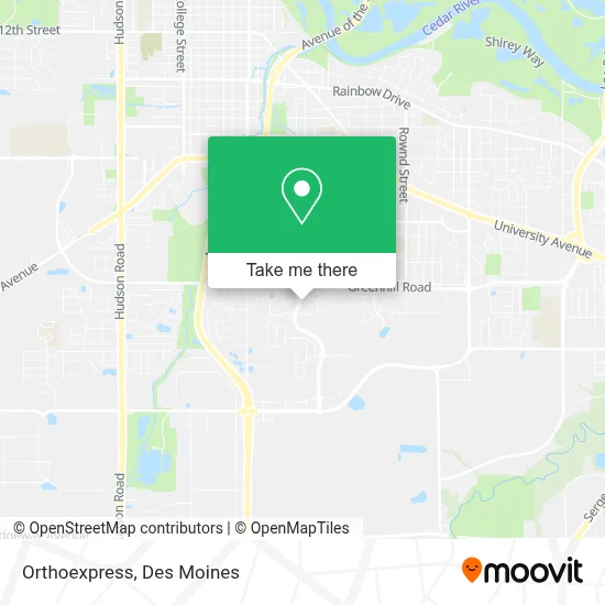 Orthoexpress map