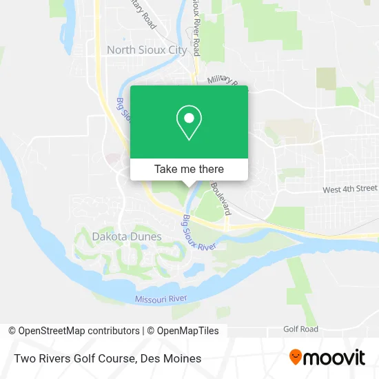 Two Rivers Golf Course map
